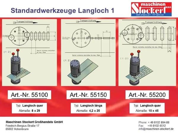 Lochblechstanze West V8 EcoCut