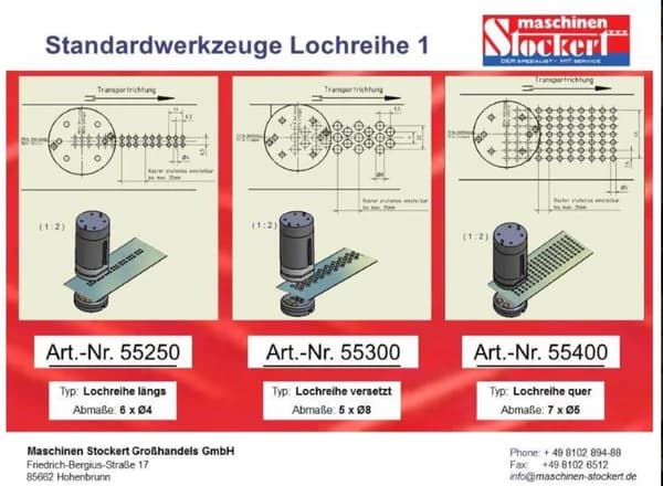 Lochblechstanze West V8 EcoCut