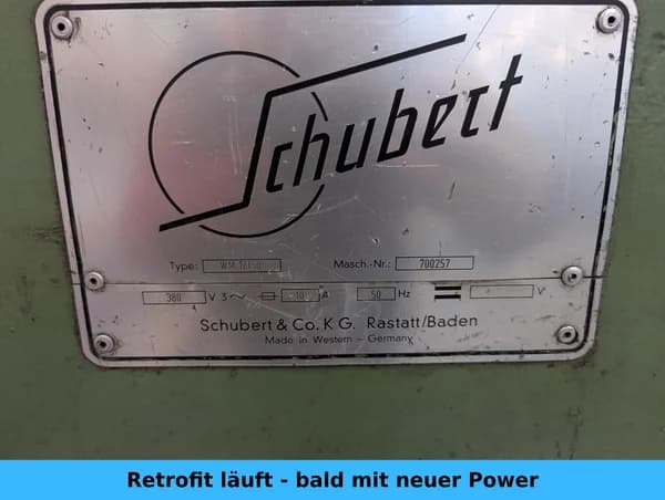 Richtmaschine Schubert WM 1/150