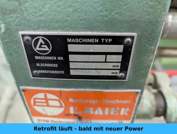 Rundbiegemaschine Güthle R55
