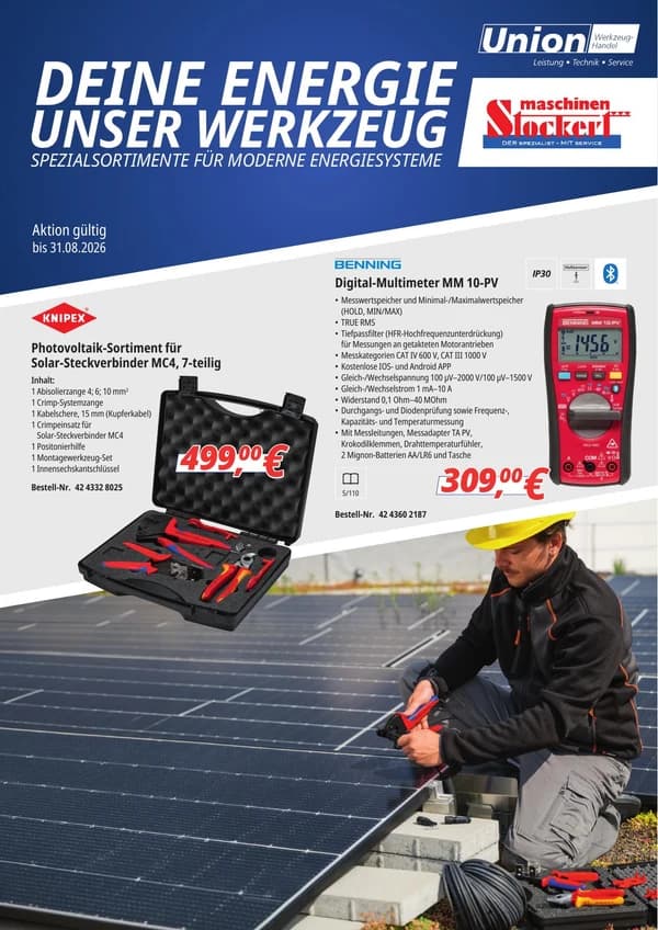 DEINE ENERGIE UNSER WERKZEUG