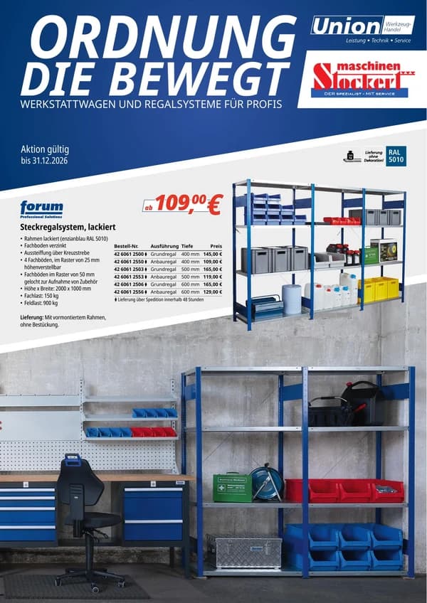 Regalsysteme - Ordnung die bewegt!