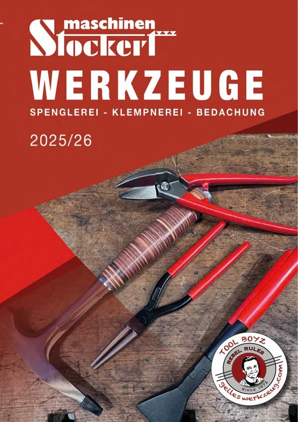 Werkzeuge für die Spenglerei