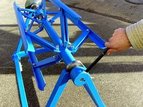 Coil-Tec Coilwagen 1000 mm / 1 to. mit Haspel "fahrbar"