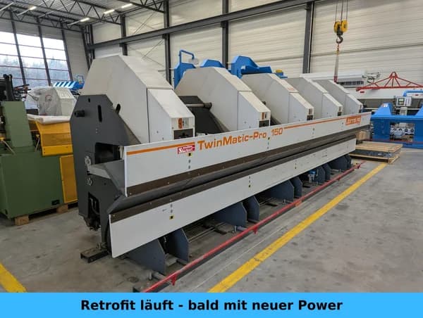 Doppelabkantmaschine Jorns TP150-RH-1150-CNC8000-6.4-hs
