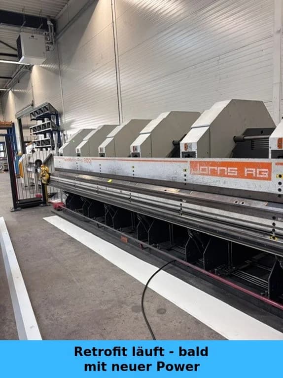 Doppelabkantmaschine Jorns TP200-RH-SL3-1300-CP100-6,4-hs