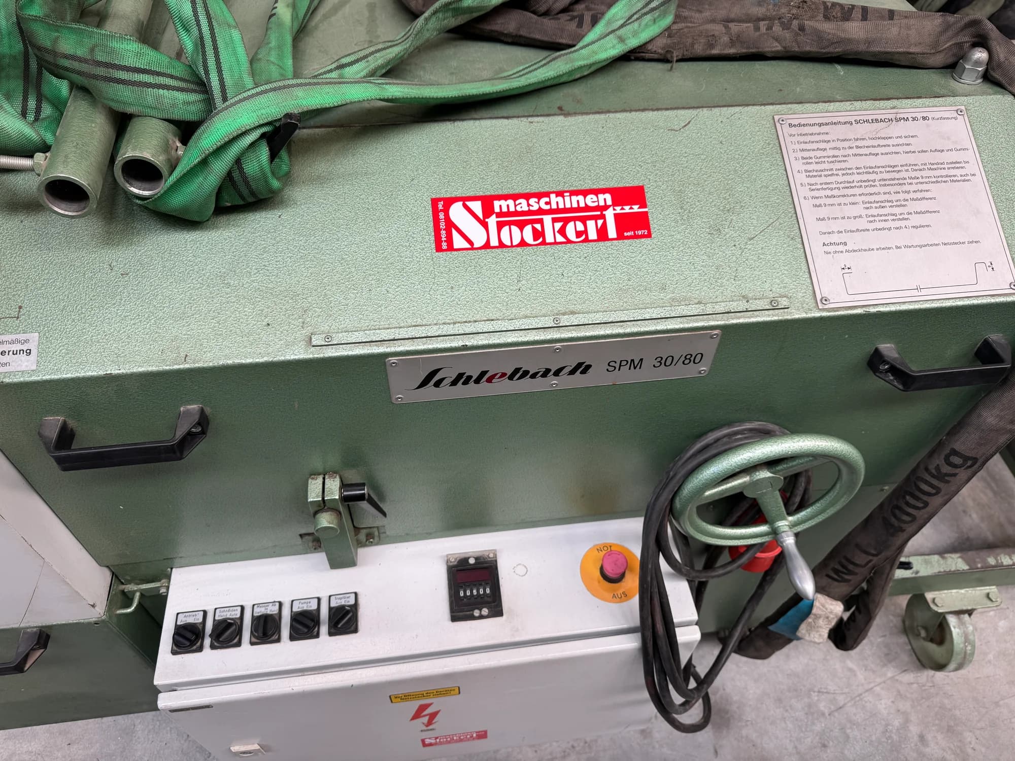 Spenglereimaschine Schlebach SPM 30/80