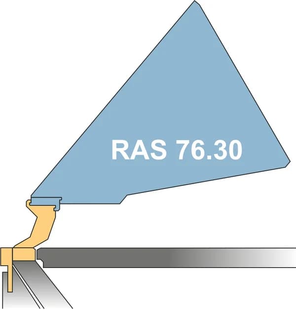 Schwenkbiegemaschine GIGAbend RAS 76.30