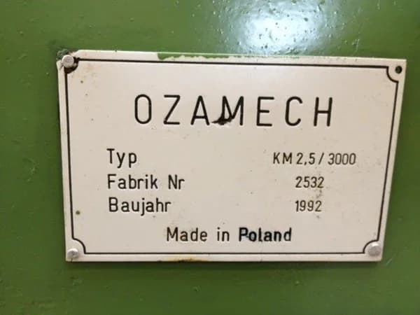 Schwenkbiegemaschine Ozamech KM 3000-2,5
