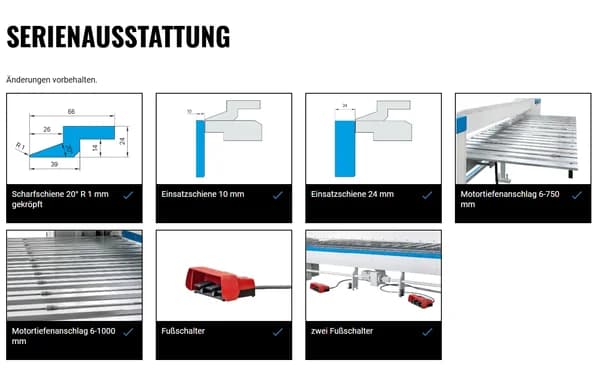 Schwenkbiegemaschine Schechtl MAX 310 CNC