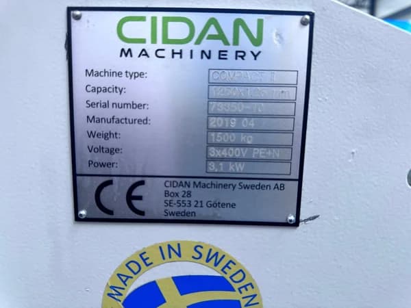 Spaltanlage Cidan Compact 1250 x 1,25