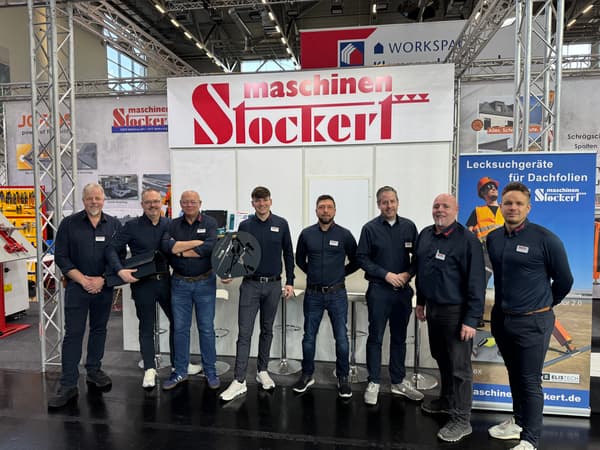 Maschinen Stockert zu Gast bei der Dach & Holz