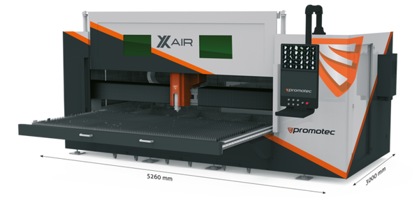 PROMOTEC die Laserschneidmaschine für Spengler